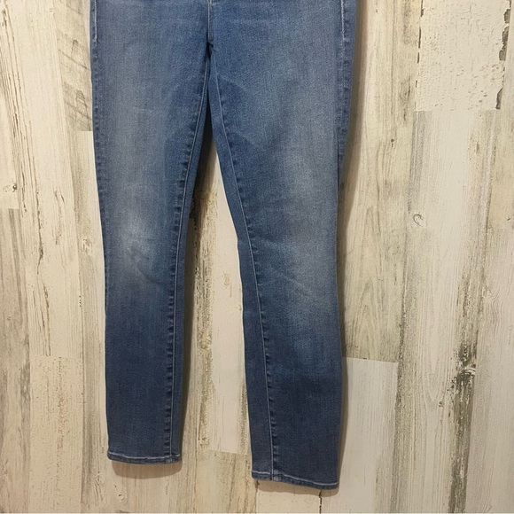 Mother The Looker Crop Skinny Jeans- Hey Sun Medium Wash size 24 - Picture 3 of 7